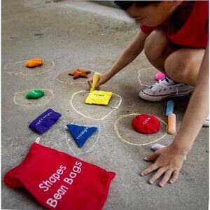 Educational Insights Shapes Bean Bags Game With Carry Case